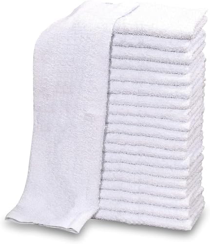 GO Rags 36 PC New Cotton Blend White Restaurant Bar Mops Kitchen