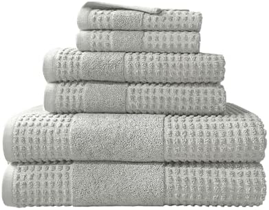 Martex Expression Air Sculpted 6-Piece Towel Set, Grey
