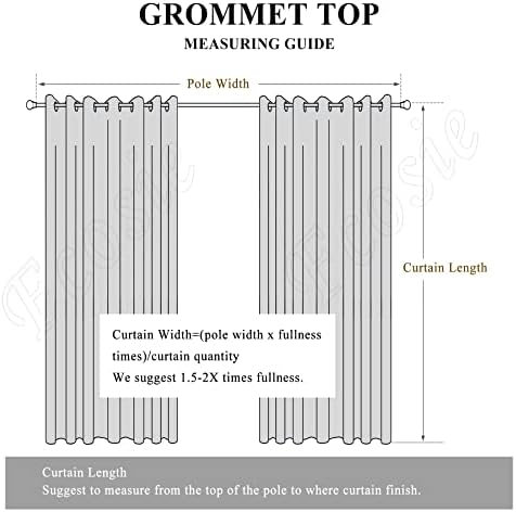 Fcosie Total Blackout Thermal Curtains 84 Inches Long Velvet Pinch