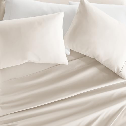 LINENS & HUTCH Sheet Set Solid Microfiber Ultra Soft Bedding - Full