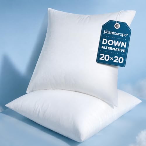 Phantoscope Throw Pillow Inserts Decorative Throw Pillows 20x20 Inch