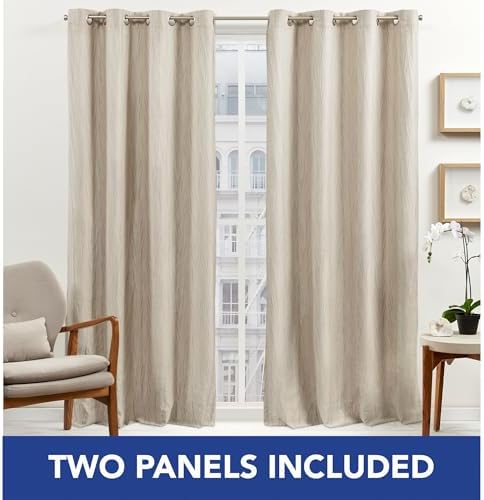 TOWN & COUNTRY BASICS Sohome Lena Modern Texture Curtains, Room