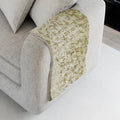 Addison Rugs ASB721 Taupe 50" x 70" Oversized Sherpa Throw Blanket