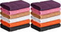 Towel and Linen Mart 100% Cotton 12 Pack Bath Towel Set, Quick Dry