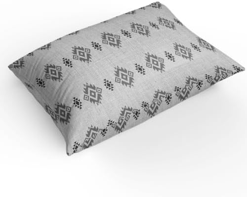 Duvet Cover Full Size, Grey Boho 3-Piece Bedding Quilt/Comforter