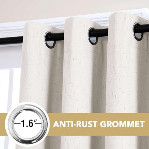 H.VERSAILTEX 100% Blackout Curtains for Bedroom 108 Inches Long