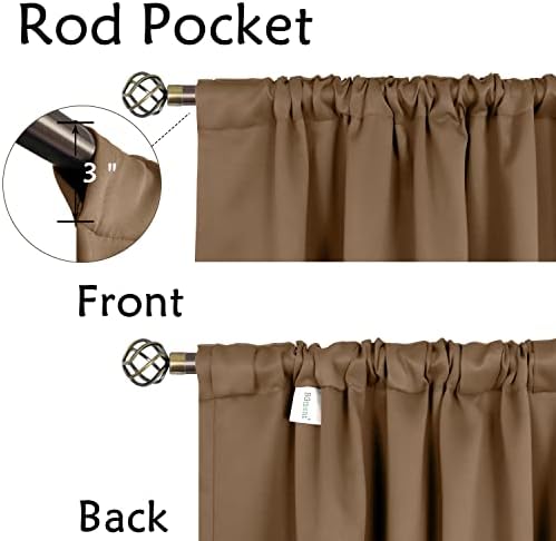 BGment 84 Inch Blackout Curtains for Living Room, 2 Window Panels