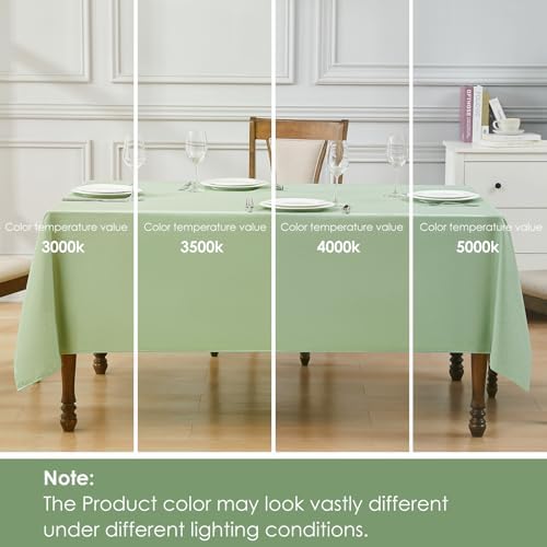 VidaFete Luxe Series 150GSM 60x120 Faux Linen Rectangle Tablecloth