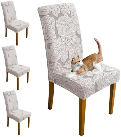 Dining Room Chair Covers Set of 4 Stretch Spandex Kitchen Chair
