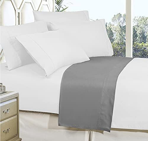 Elegant Comfort 2-Pack Luxury Flat Sheet Premium Hotel Quality Wrinkle