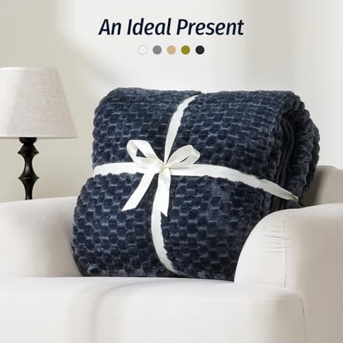 Wemore Fleece Weighted Blanket for Adults 60" x 80" 15lbs Fuzzy