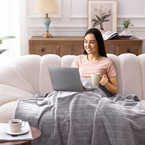 Bertte Plush Throw Blanket Super Soft Fuzzy Warm Blanket | 330 GSM
