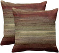 Emvency Throw Pillow Covers Set of 2, 22 x 22 Inch, Tribal Brown
