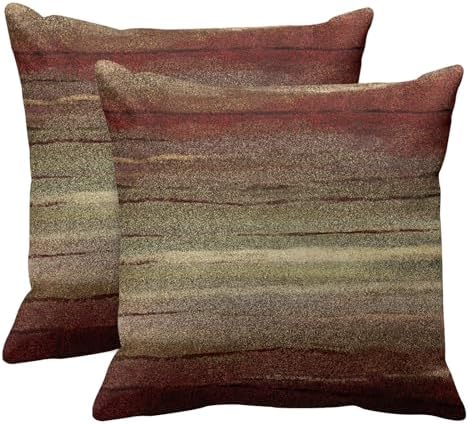 Emvency Throw Pillow Covers Set of 2, 22 x 22 Inch, Tribal Brown