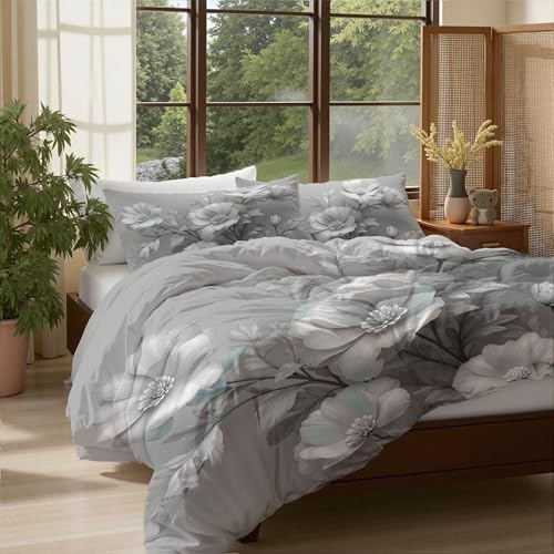 Minimalist Bouquet Sculpture Duvet Cover King 3Pcs, Breathable