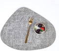 Daesar Dinner Placemats Set of 4, Waterdrop Place Mats Solid Color