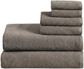 Great Bay Home 100% Cotton 6 Piece Bath Sheet Set - Absorbent