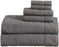 Great Bay Home Bath Towels - 100% Cotton 6 Piece Bath Sheet Set