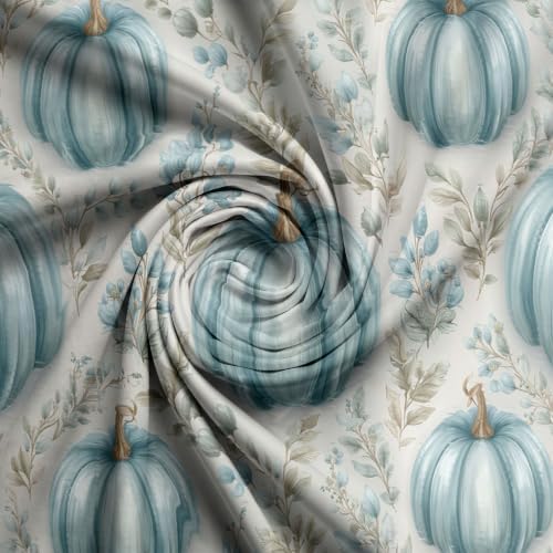 Blue Gray Rural Halloween Plants Duvet Cover Set For Women Girls 3 Pcs