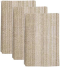 Abstract Beige Kitchen Towels Set of 3, Rustic Farmhouse Minimalist
