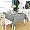 Grey Rectangle Tablecloth Waterproof Table Cloth, 60 x 120 inch