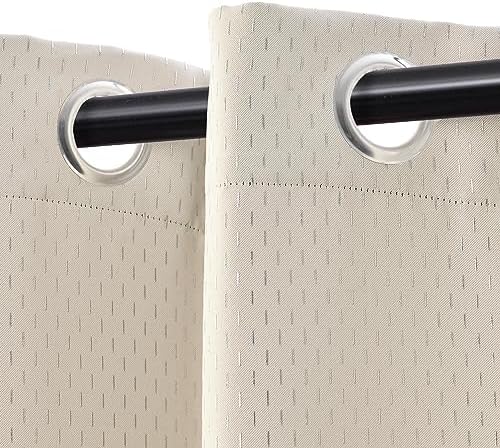 BNM Room Darkening Blackout Curtain Panels with 8 Grommets, Perfect
