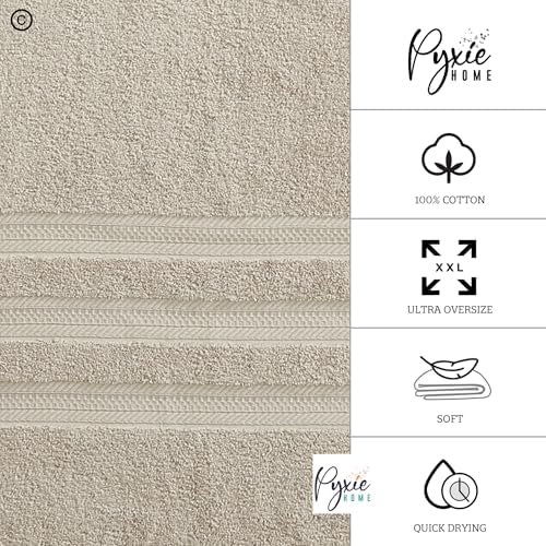Plus Size - Extra Large Bath Towel - Ultra Oversize Bath Sheet - 100%