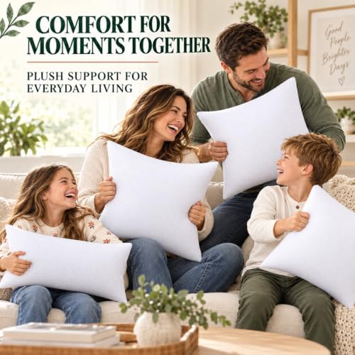 20x20 Pillow Insert(Set of 2) Soft & Fluffy Decorative Down