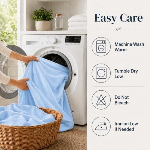 Cal-King Size Flat Sheets Only- Hotel Quality Luxury Single Wrinkle