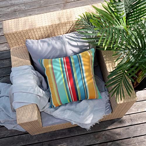 Pyonic Set of 2 Outdoor Pillow Covers Waterproof Throw Pillow Covers