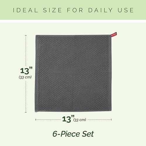 Elegant Comfort 100% Turkish Cotton 24-Pack Waffle Premium Kitchen