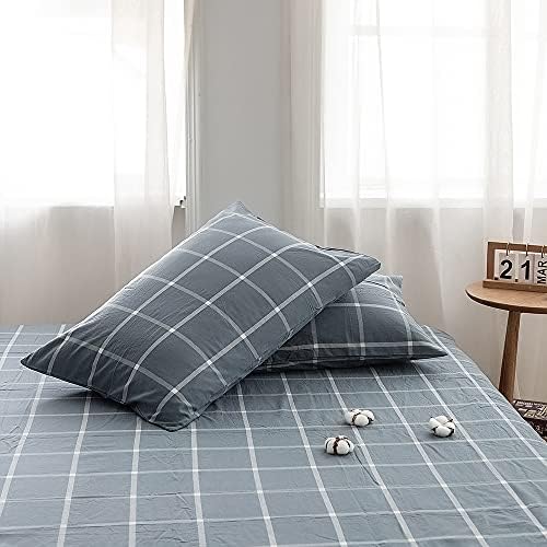 FACE TWO FACE Bedding Duvet Cover Set100% Washed Cotton Duvet Cover