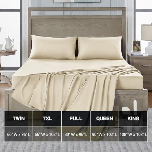 FreshCulture Queen Flat Sheet - Hotel Quality Queen Flat Sheet Only
