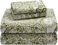 Pointehaven 100% Cotton Percale Sheets - Printed Bed Sheet &