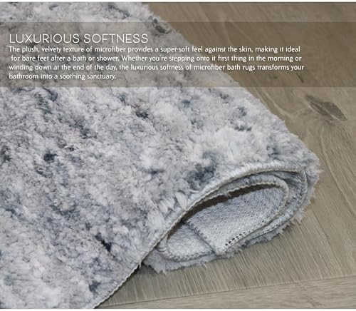 Bathroom Runner Rugs, Extra Soft Absorbent Bath Rugs, Non-Slip, Quick