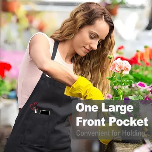 Chef Apron with Pocket for Men Women Server Butcher Work, 5 Pack