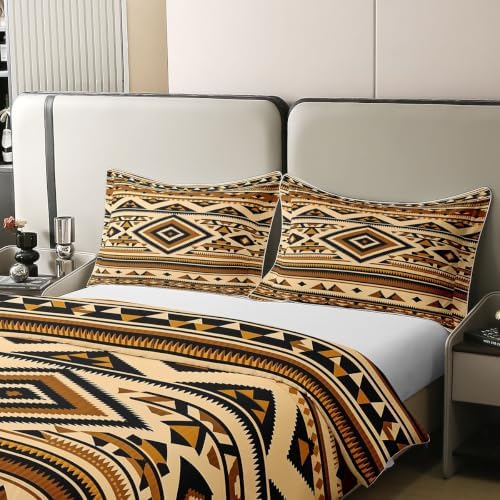 Feelyou Southwestern Duvet Cover 100% Cotton Queen Size