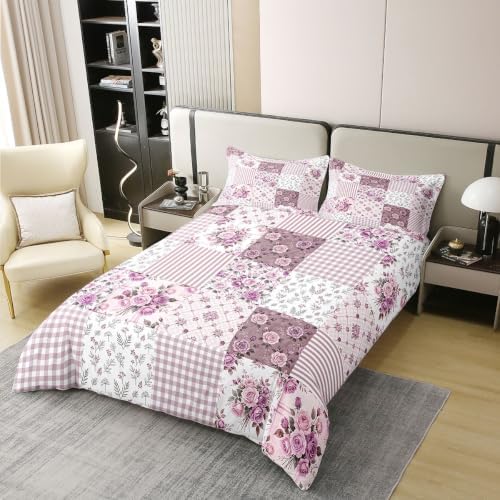 Castle Fairy Rose Plant Duvet Cover Set Full Size 100%