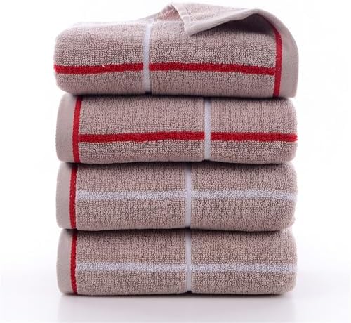 Ultra Soft 4 Pack Cotton Towel Set, Cotton Towel Set(Light Grey)