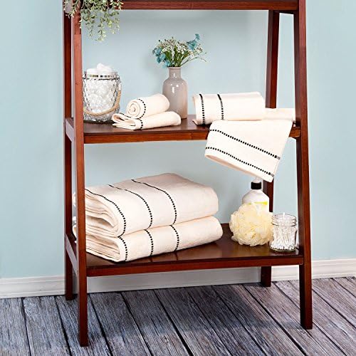 Bedford Home Bathroom Towels Set, Bathroom Accessories, Beige, Set of