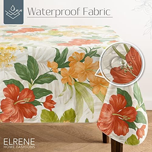 Elrene Home Fashions Callisto Tropical Floral Water- and