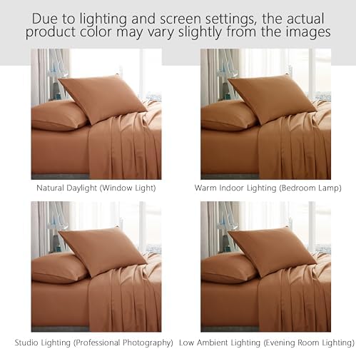 American Home Collection King Sheet Set - Ultra-Soft Microfiber