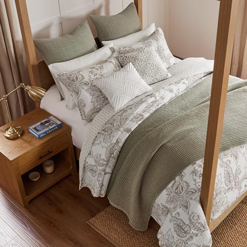 Levtex Home Mills Waffle King/Cal King Quilt Set (106x92in) with 2