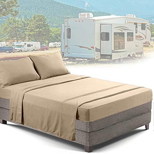 Clara Clark RV Queen Sheets - 6 Piece Luxury Sheets Set, Super Soft
