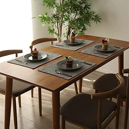 Weabetfu Cloth Placemats Set of 8 Heat Resistant Dining Table Place