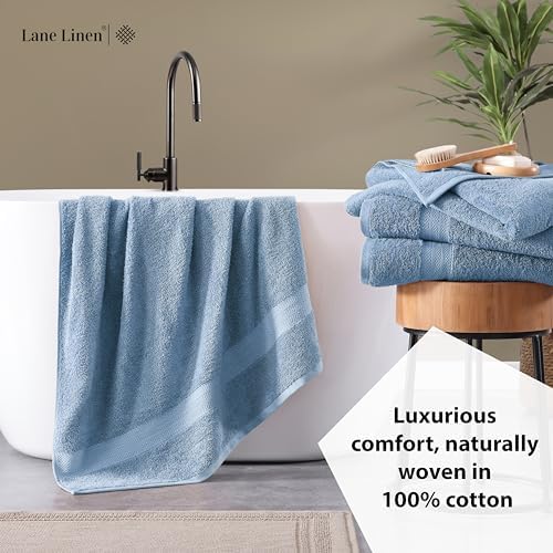 LANE LINEN Large Bath Sheet Soft Absorbent Quick Dry 4 Pack - Allure