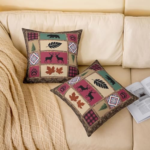Feelyou Bear Cute Throw Pillow Covers 22" x 22"