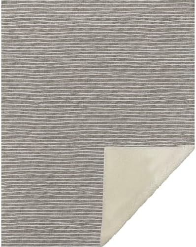 Addison Rugs ASB138 Taupe 50" x 70" Oversized Sherpa Throw Blanket