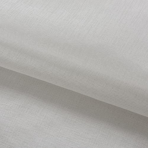 GYROHOME Set of 1 Panel, Semi Sheer Solid Voile Curtain for Living