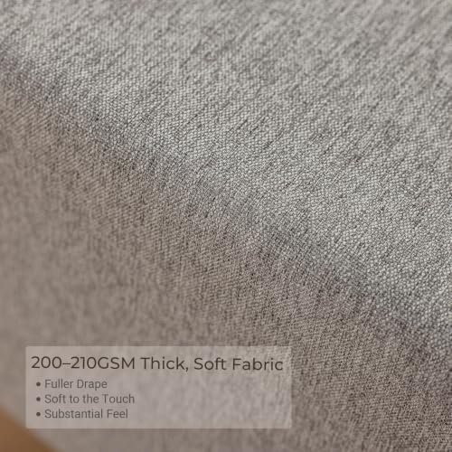 Waterproof Outdoor Rectangular Fabric Tablecloth, Gray, 55 x 120 Inch